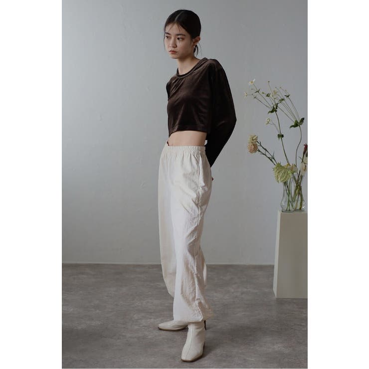 velour cropped pullover | BONJOUR SAGAN | 詳細画像41 