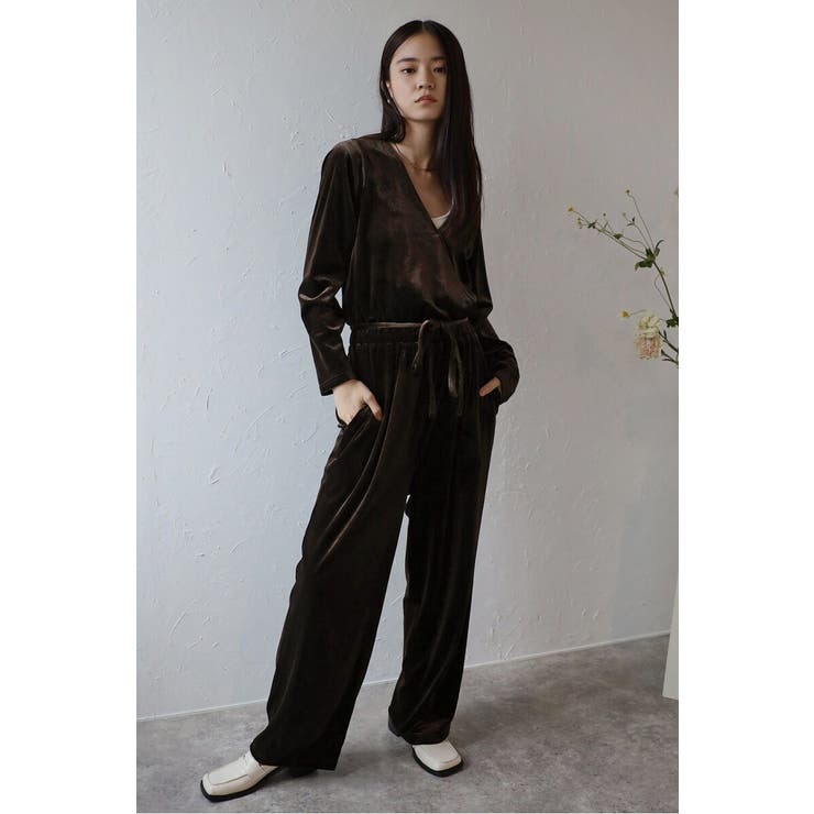 DARK-BROWN | velour cachecoeur all | BONJOUR SAGAN