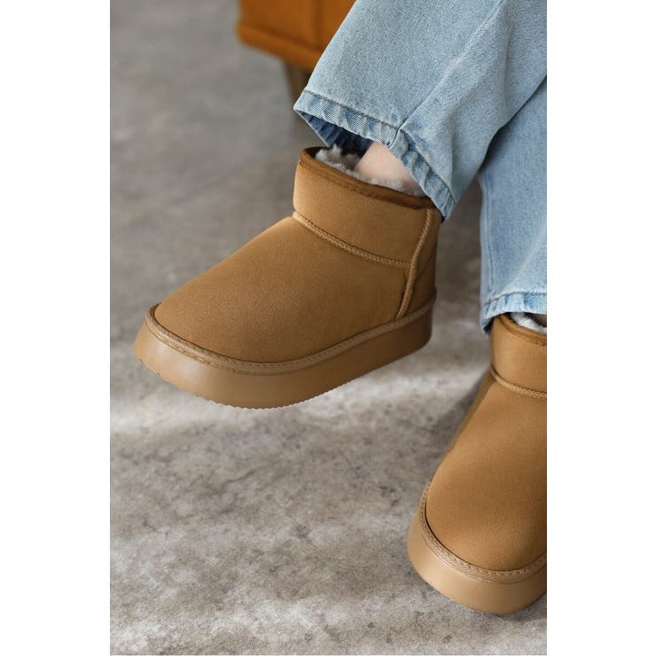 厚底ムートンブーツ 88-004630 | BONJOUR SAGAN | 詳細画像4 