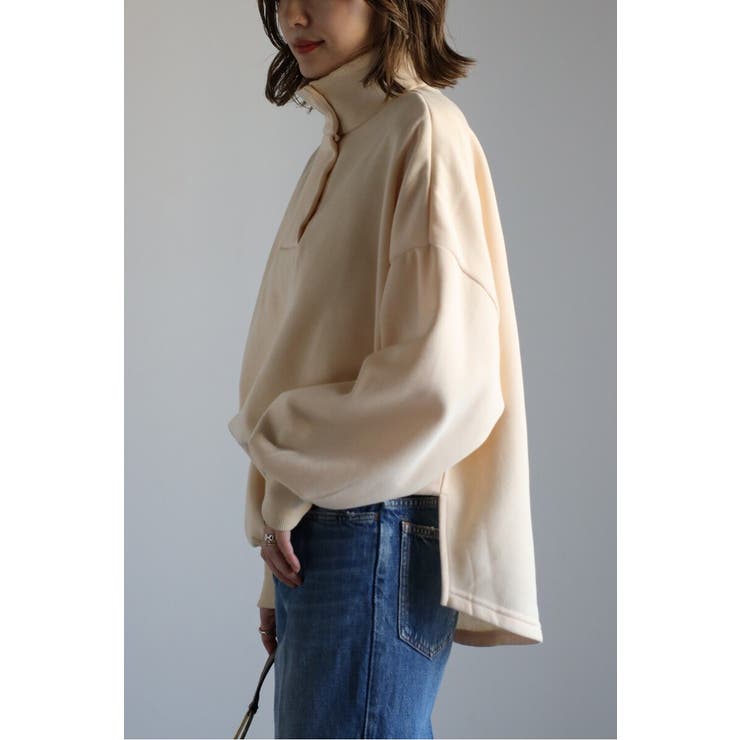 アンチピリング加工裏起毛ハイネックプルオーバー 88-004669 | BONJOUR SAGAN | 詳細画像6 