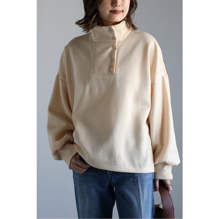 アンチピリング加工裏起毛ハイネックプルオーバー 88-004669 | BONJOUR SAGAN | 詳細画像7 