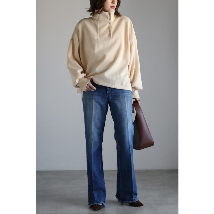 アンチピリング加工裏起毛ハイネックプルオーバー 88-004669 | BONJOUR SAGAN | 詳細画像8 