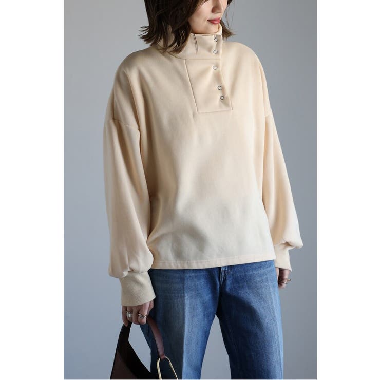 アンチピリング加工裏起毛ハイネックプルオーバー 88-004669 | BONJOUR SAGAN | 詳細画像9 