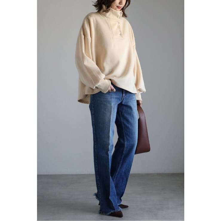 アンチピリング加工裏起毛ハイネックプルオーバー 88-004669 | BONJOUR SAGAN | 詳細画像10 