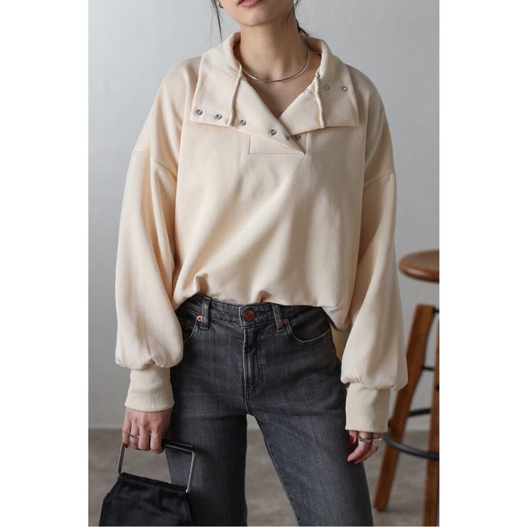 アンチピリング加工裏起毛ハイネックプルオーバー 88-004669 | BONJOUR SAGAN | 詳細画像13 