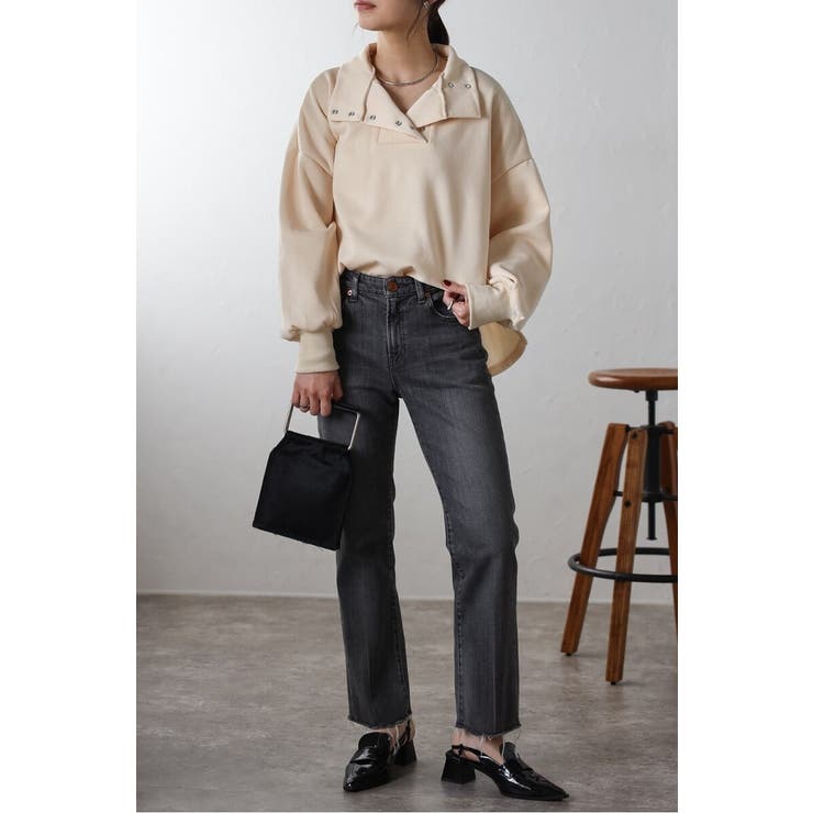 アンチピリング加工裏起毛ハイネックプルオーバー 88-004669 | BONJOUR SAGAN | 詳細画像14 