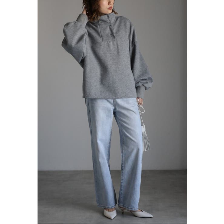 アンチピリング加工裏起毛ハイネックプルオーバー 88-004669 | BONJOUR SAGAN | 詳細画像23 