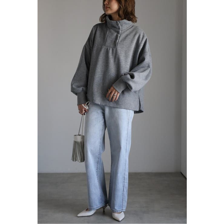 アンチピリング加工裏起毛ハイネックプルオーバー 88-004669 | BONJOUR SAGAN | 詳細画像24 