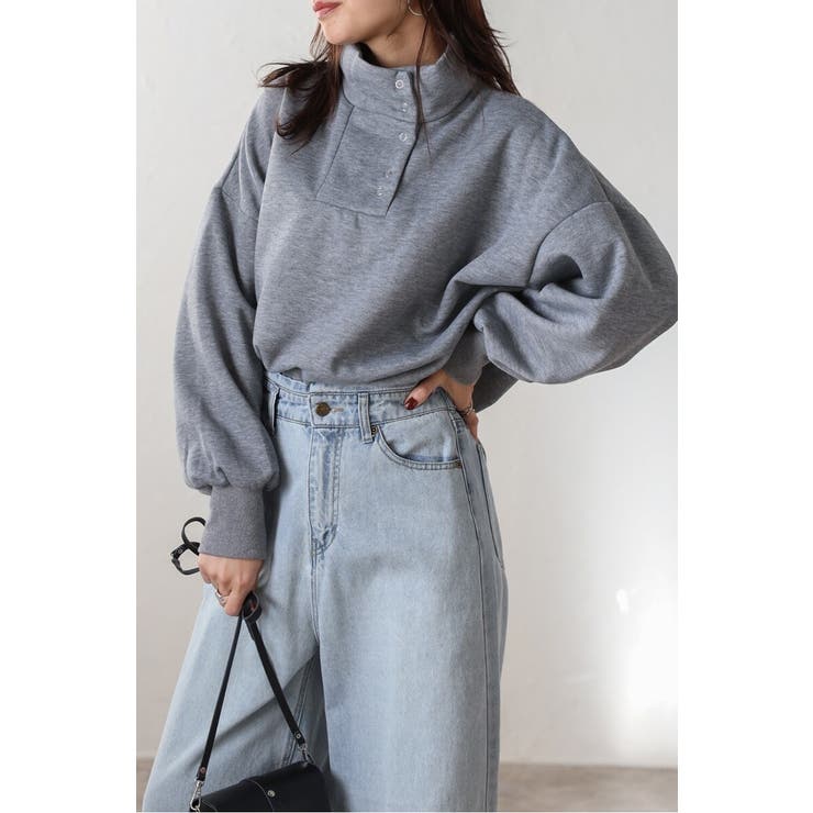 アンチピリング加工裏起毛ハイネックプルオーバー 88-004669 | BONJOUR SAGAN | 詳細画像29 