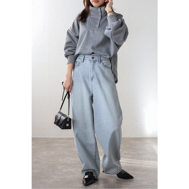 アンチピリング加工裏起毛ハイネックプルオーバー 88-004669 | BONJOUR SAGAN | 詳細画像30 