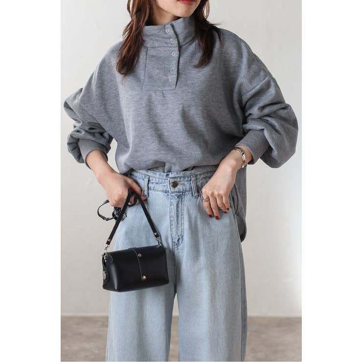 アンチピリング加工裏起毛ハイネックプルオーバー 88-004669 | BONJOUR SAGAN | 詳細画像31 