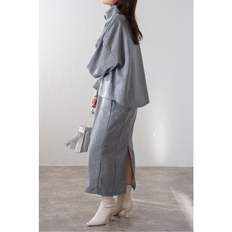 アンチピリング加工裏起毛ハイネックプルオーバー 88-004669 | BONJOUR SAGAN | 詳細画像35 