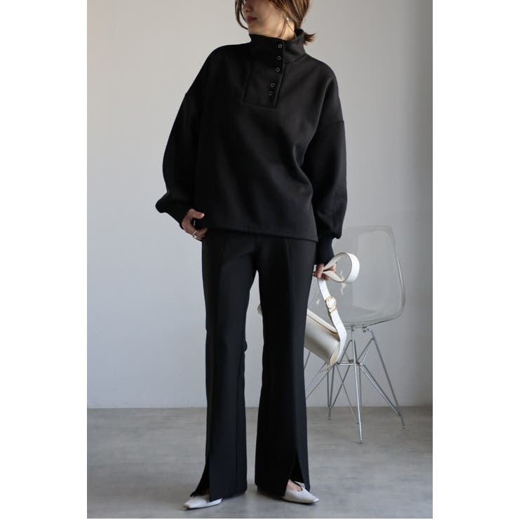 アンチピリング加工裏起毛ハイネックプルオーバー 88-004669 | BONJOUR SAGAN | 詳細画像36 