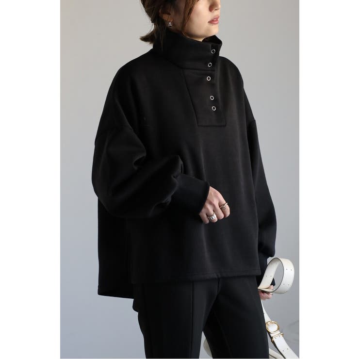 アンチピリング加工裏起毛ハイネックプルオーバー 88-004669 | BONJOUR SAGAN | 詳細画像37 