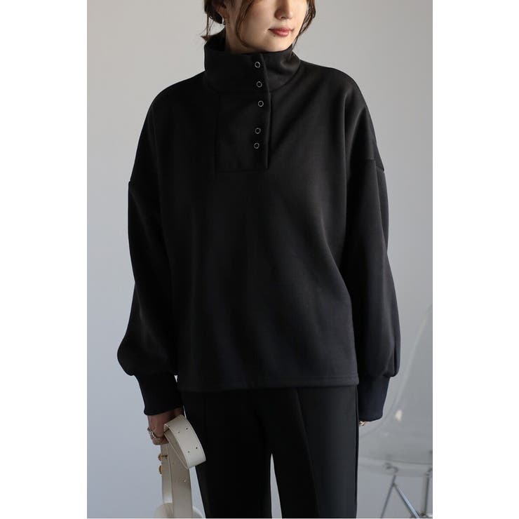 アンチピリング加工裏起毛ハイネックプルオーバー 88-004669 | BONJOUR SAGAN | 詳細画像39 