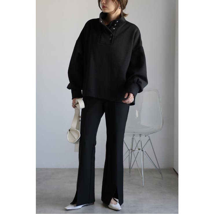 アンチピリング加工裏起毛ハイネックプルオーバー 88-004669 | BONJOUR SAGAN | 詳細画像43 