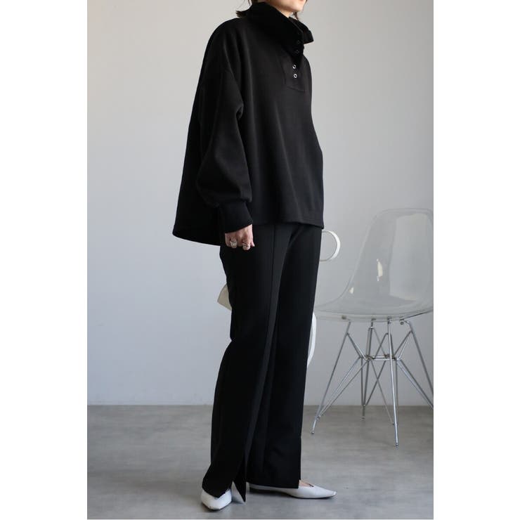 アンチピリング加工裏起毛ハイネックプルオーバー 88-004669 | BONJOUR SAGAN | 詳細画像44 