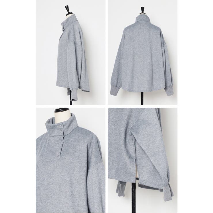 アンチピリング加工裏起毛ハイネックプルオーバー 88-004669 | BONJOUR SAGAN | 詳細画像52 