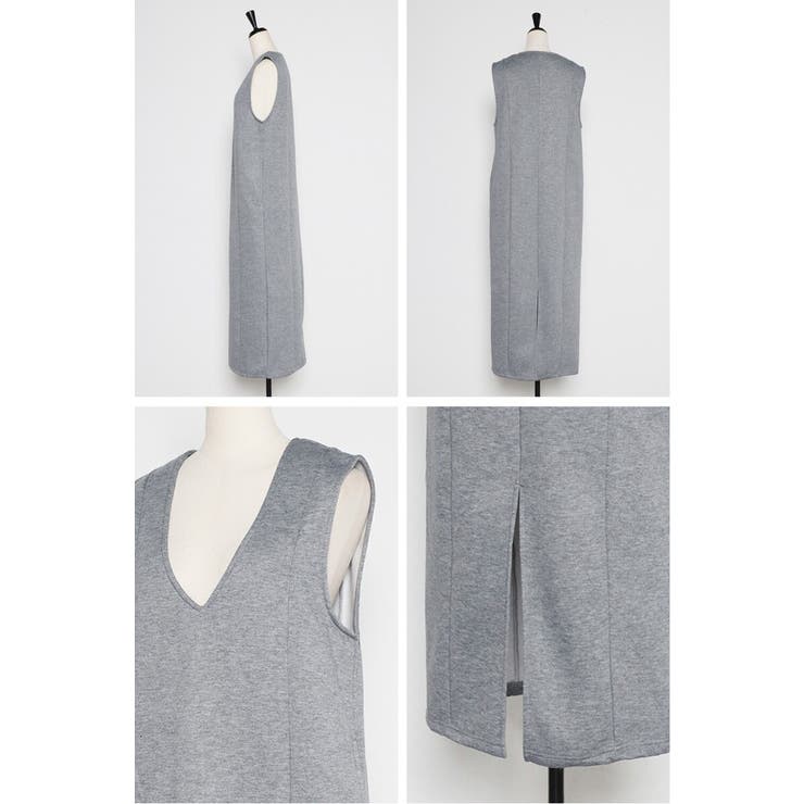 アンチピリング加工裏起毛Vネックジャンスカ 88-004670 | BONJOUR SAGAN | 詳細画像24 