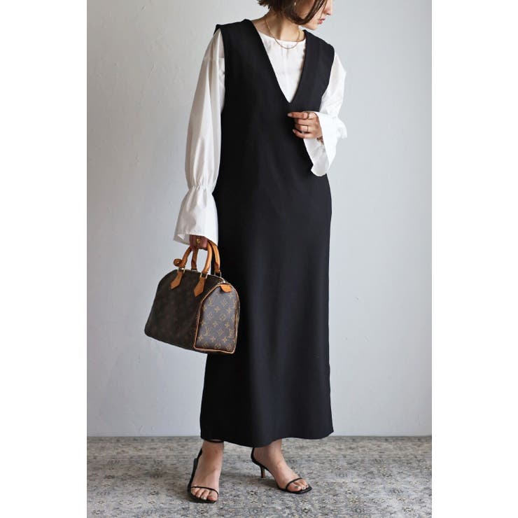 ジャンパースカート ワンピース ロング | BONJOUR SAGAN | 詳細画像7 