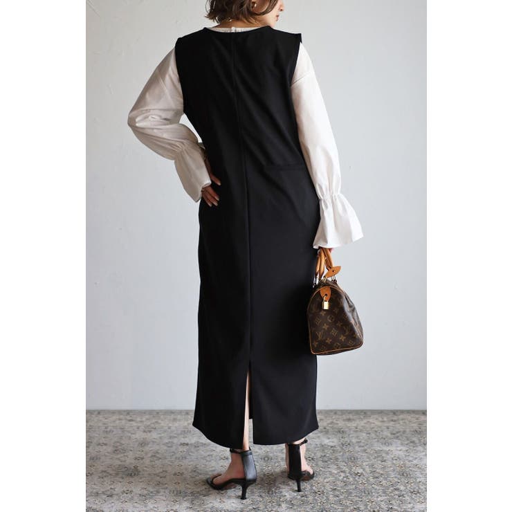 ジャンパースカート ワンピース ロング | BONJOUR SAGAN | 詳細画像8 