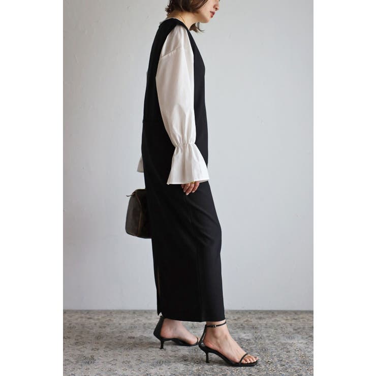 ジャンパースカート ワンピース ロング | BONJOUR SAGAN | 詳細画像4 