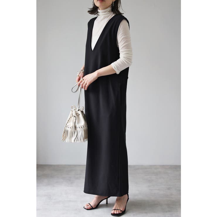 ジャンパースカート ワンピース ロング | BONJOUR SAGAN | 詳細画像8 