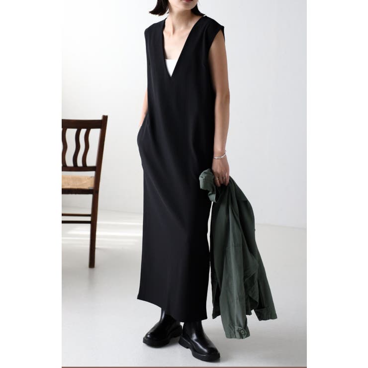 ジャンパースカート ワンピース ロング | BONJOUR SAGAN | 詳細画像3 