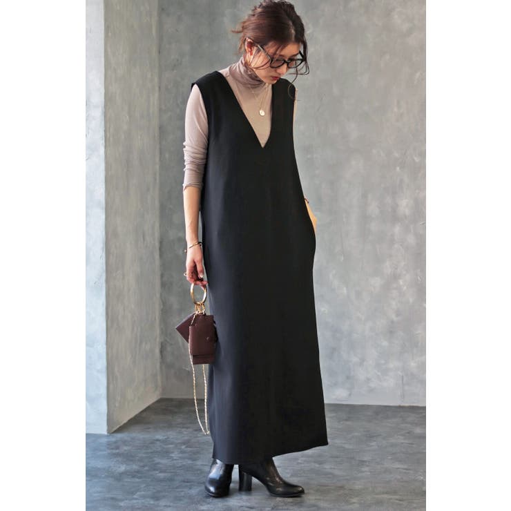 ジャンパースカート ワンピース ロング | BONJOUR SAGAN | 詳細画像11 