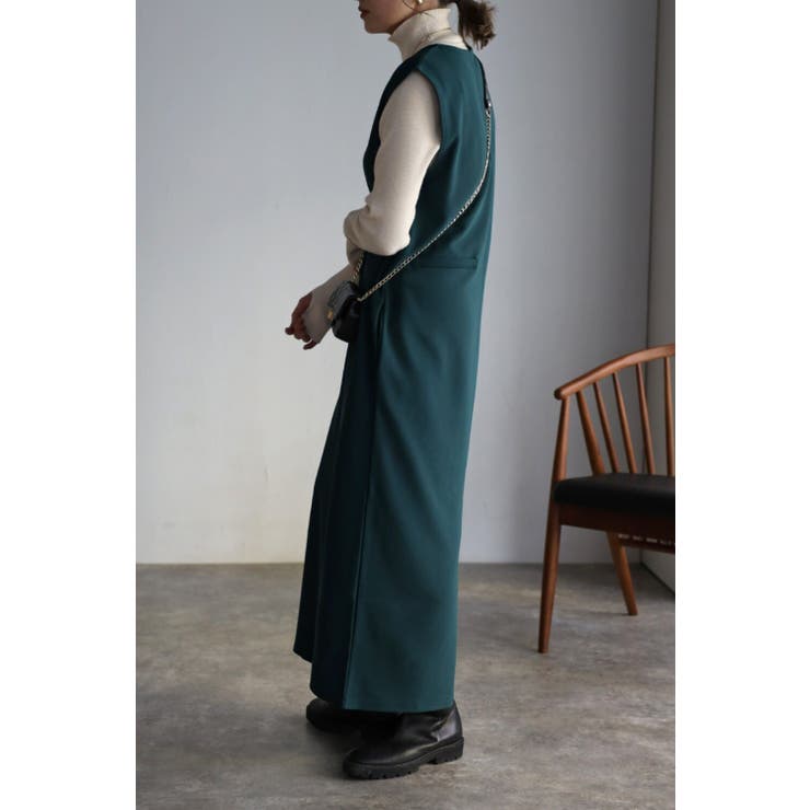 ジャンパースカート ワンピース ロング | BONJOUR SAGAN | 詳細画像13 