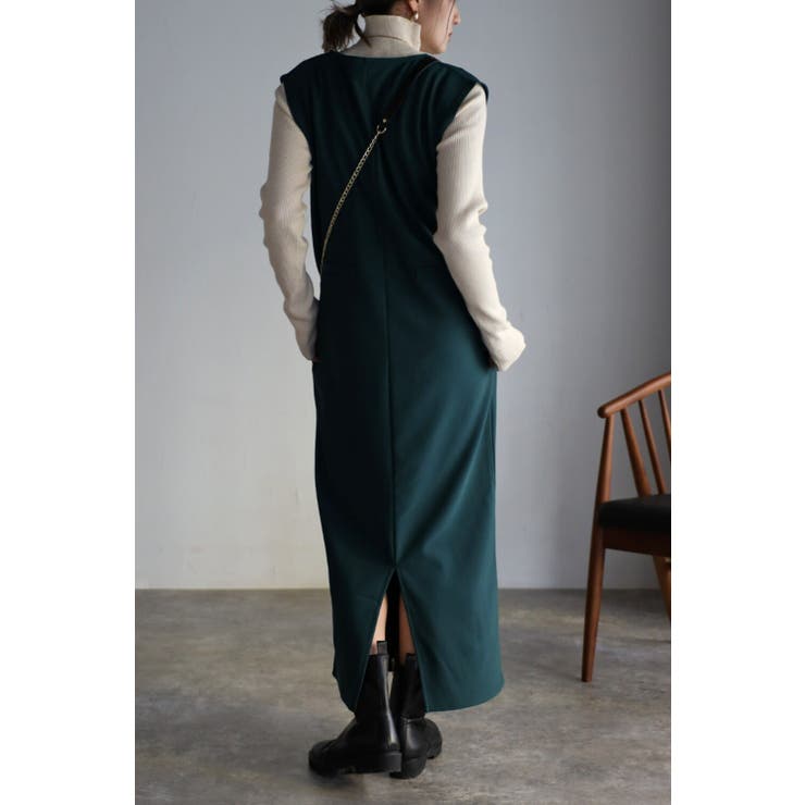 ジャンパースカート ワンピース ロング | BONJOUR SAGAN | 詳細画像14 