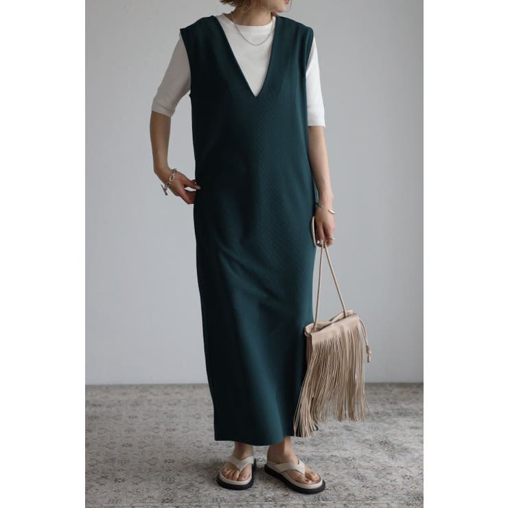 ジャンパースカート ワンピース ロング | BONJOUR SAGAN | 詳細画像15 