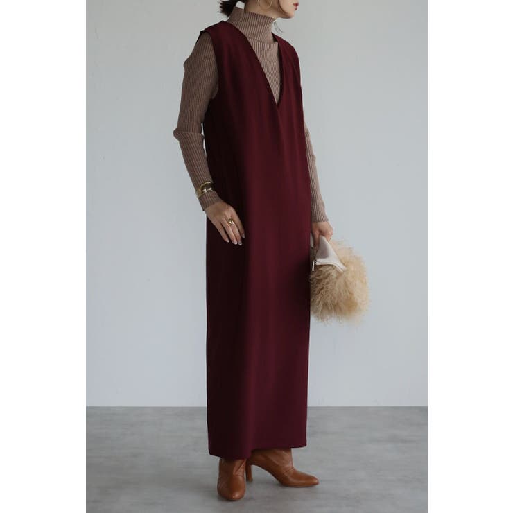 ジャンパースカート ワンピース ロング | BONJOUR SAGAN | 詳細画像16 