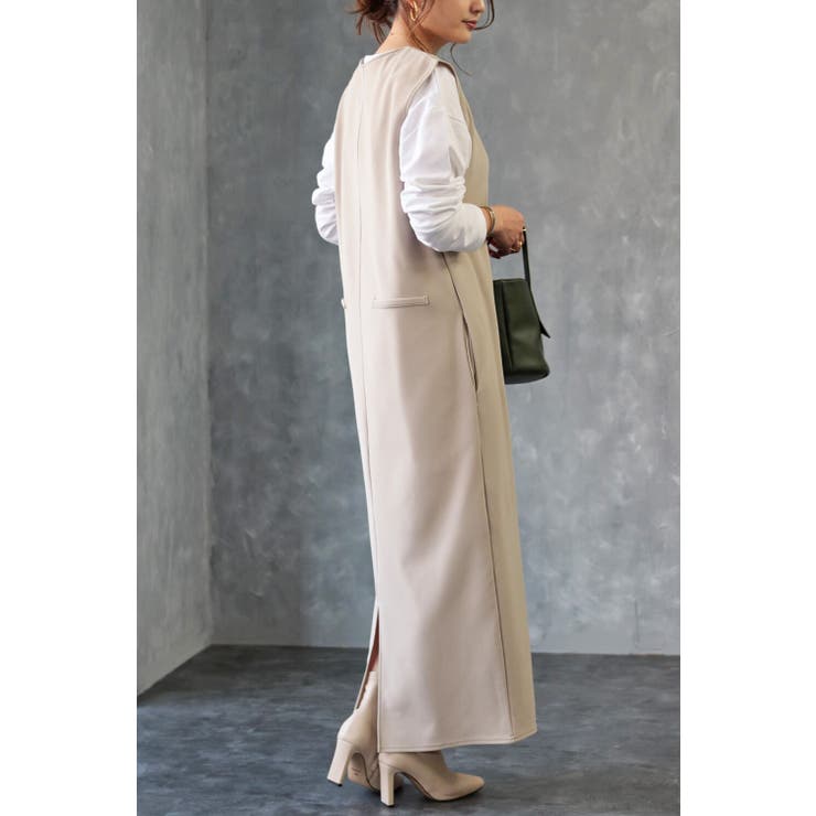 ジャンパースカート ワンピース ロング | BONJOUR SAGAN | 詳細画像20 