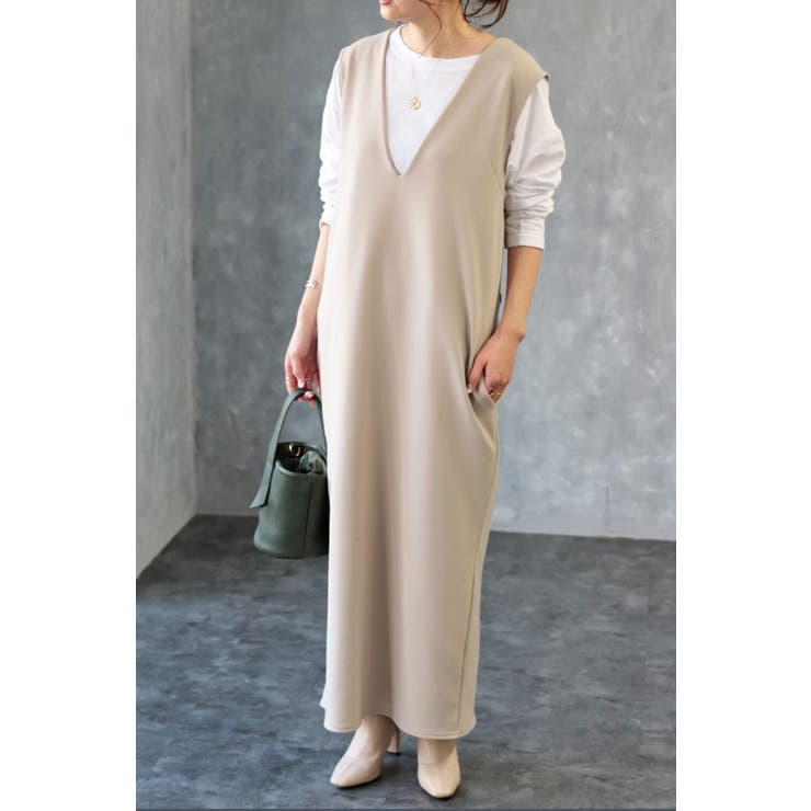 ジャンパースカート ワンピース ロング | BONJOUR SAGAN | 詳細画像24 