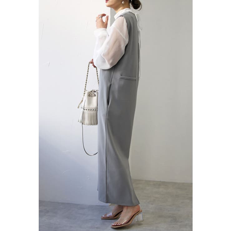 ジャンパースカート ワンピース ロング | BONJOUR SAGAN | 詳細画像29 