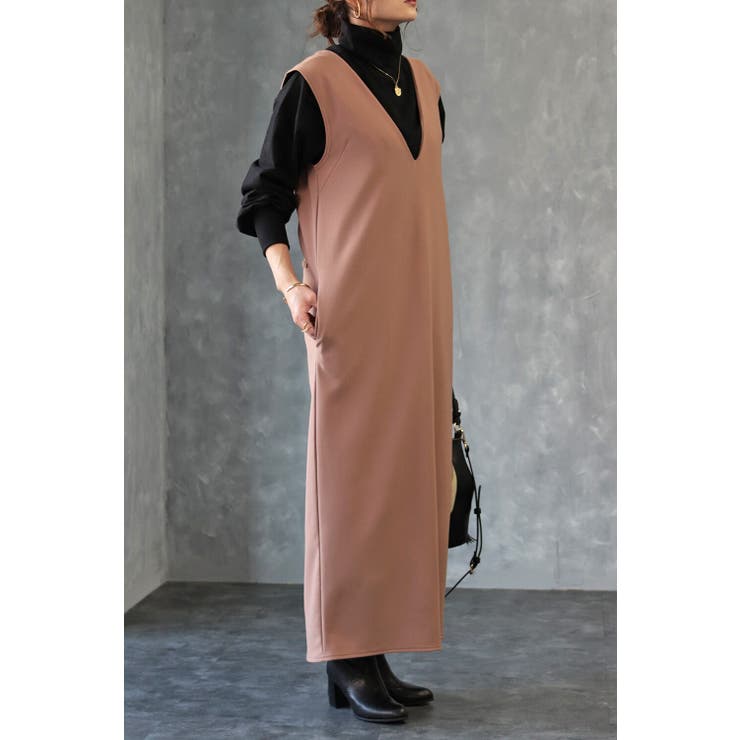 ジャンパースカート ワンピース ロング | BONJOUR SAGAN | 詳細画像34 