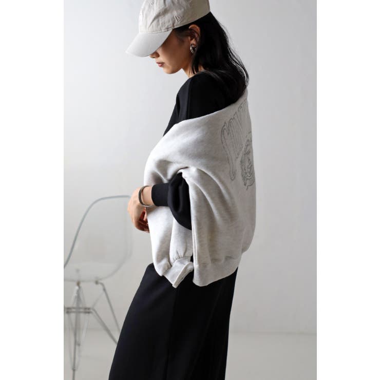 ワンピース スウェット 長袖 | BONJOUR SAGAN | 詳細画像4 