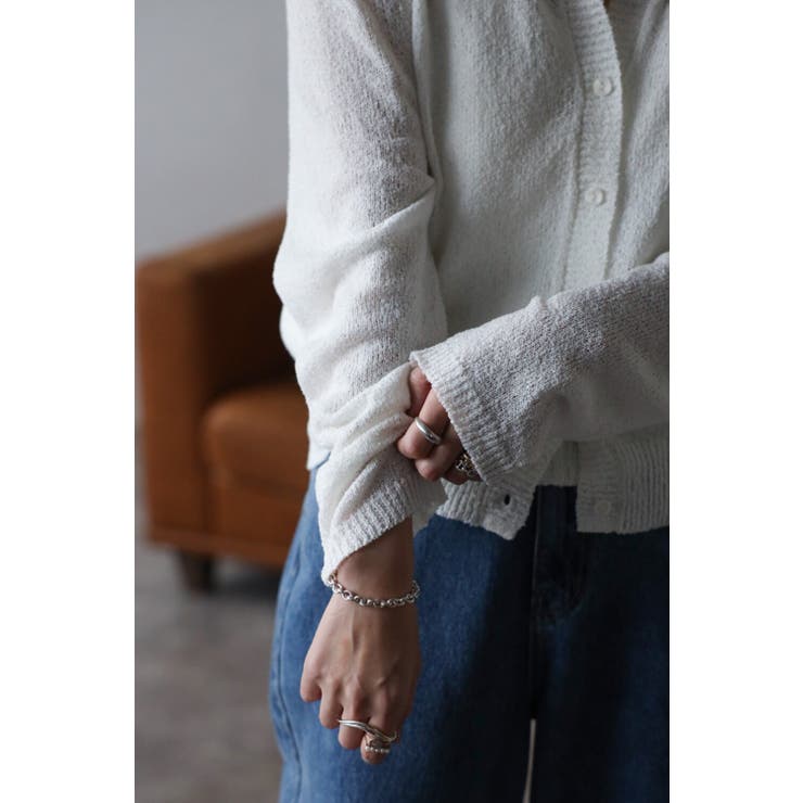 [SET]ミックスニットキャミ×カーディガン 11-003443 | BONJOUR SAGAN | 詳細画像10 