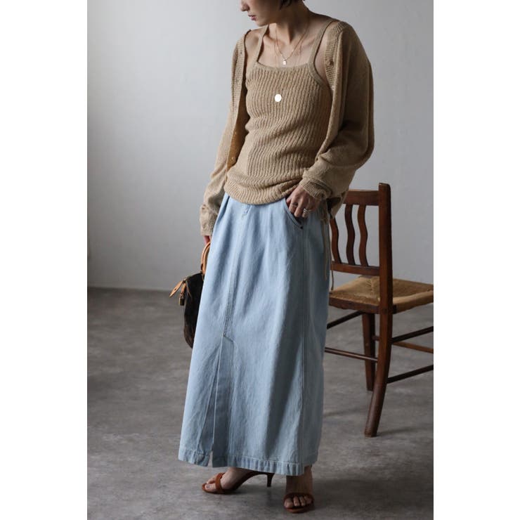 [SET]ミックスニットキャミ×カーディガン 11-003443 | BONJOUR SAGAN | 詳細画像13 