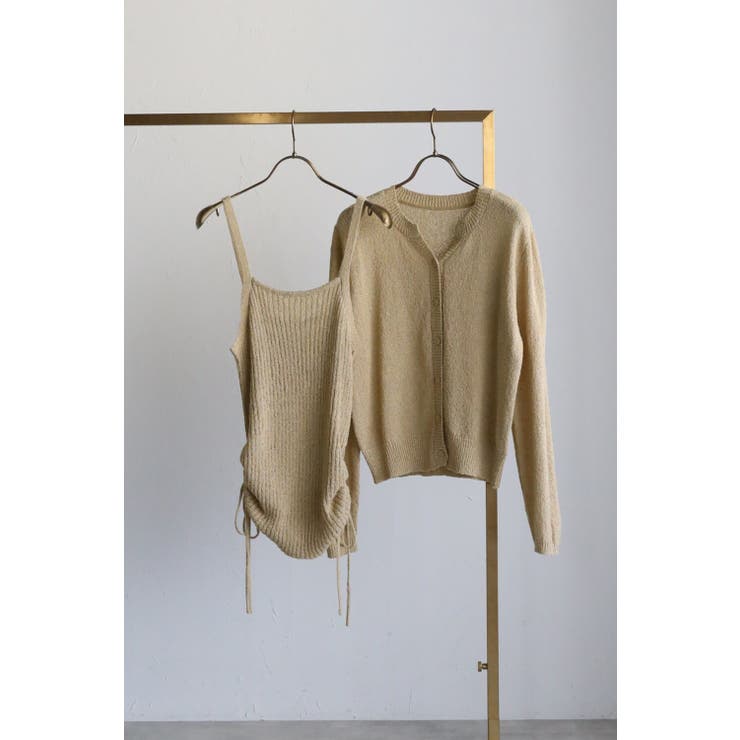 [SET]ミックスニットキャミ×カーディガン 11-003443 | BONJOUR SAGAN | 詳細画像16 