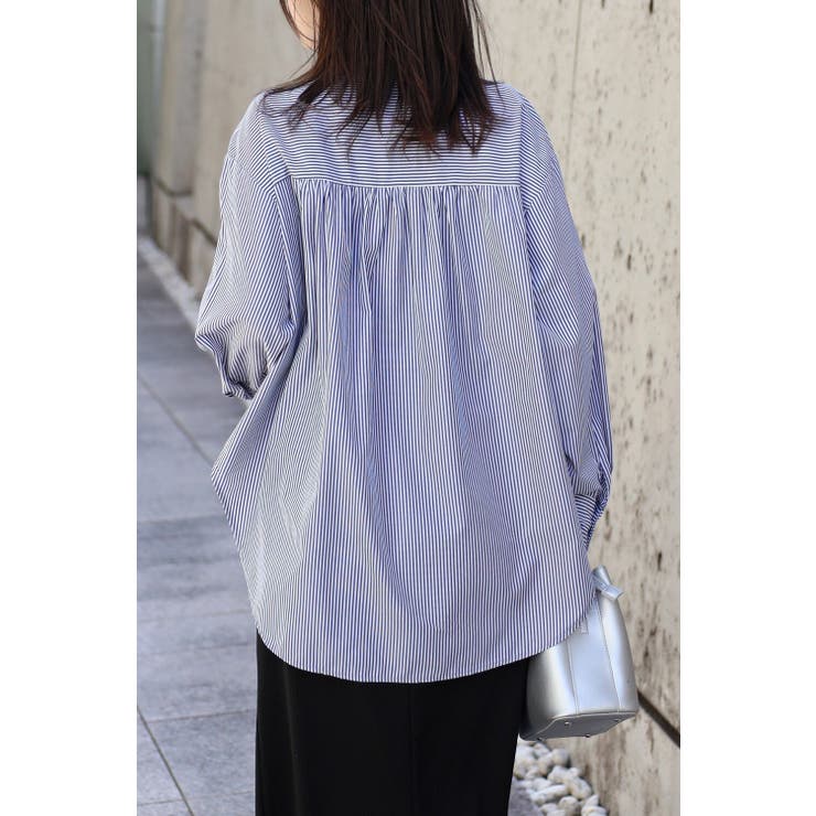 [SET]ストライプビッグポケットシャツ×ハーフイージーパンツ 11 00360… | BONJOUR SAGAN | 詳細画像8 