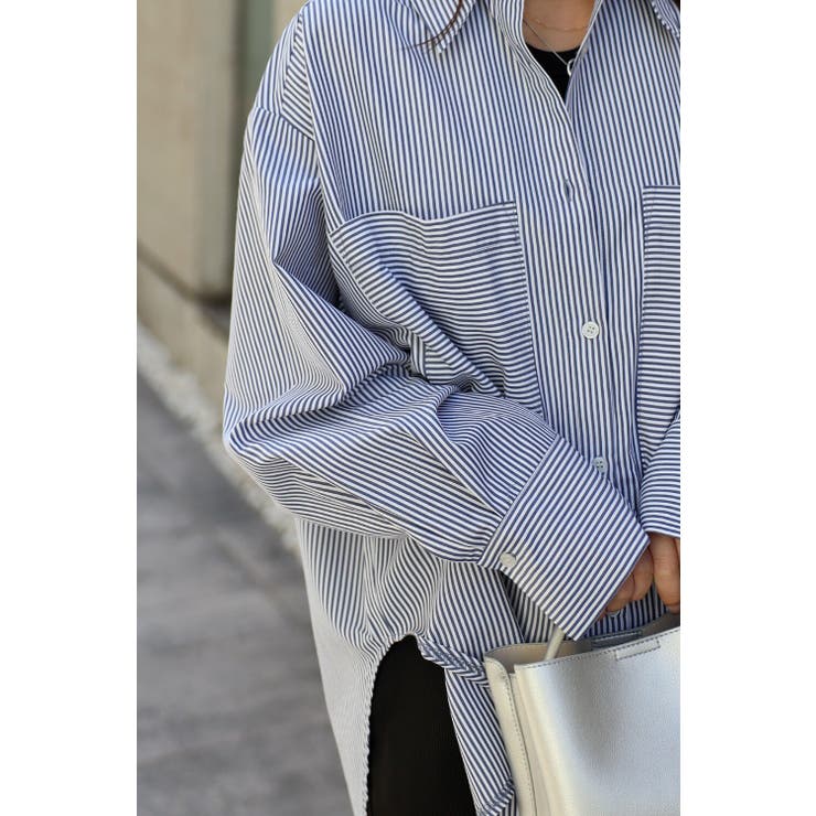 [SET]ストライプビッグポケットシャツ×ハーフイージーパンツ 11 00360… | BONJOUR SAGAN | 詳細画像14 