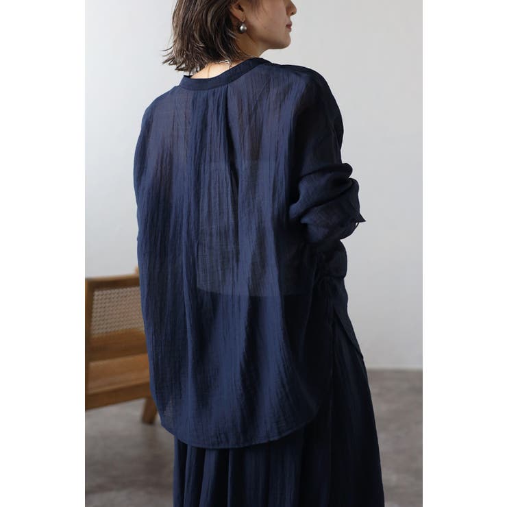 [SET]ワッシャーサイドドロストシャツ×フレアスカート 11-003728 | BONJOUR SAGAN | 詳細画像14 