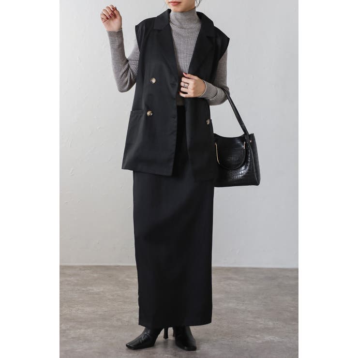 BLACK | セットアップ フォーマル 2点セット | BONJOUR SAGAN