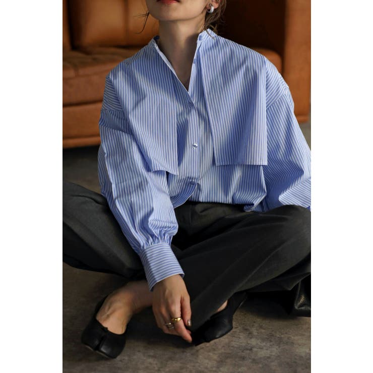 シャツ ブラウス 長袖[品番：BLEW0008167]｜BONJOUR SAGAN