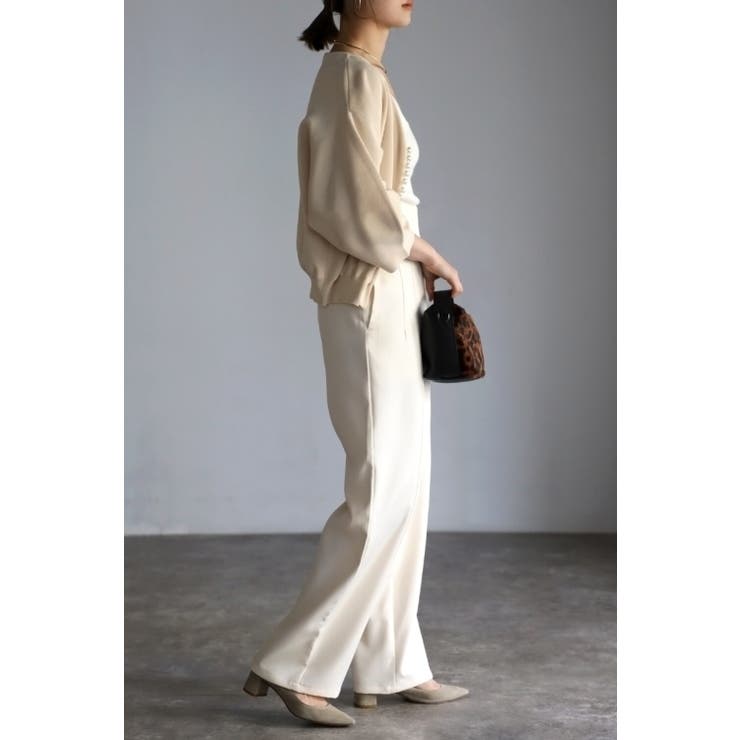 ハイウエストピンタックパンツ 77-001856 | BONJOUR SAGAN | 詳細画像3 