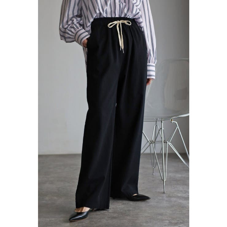 パンツ コットン ウエストゴム | BONJOUR SAGAN | 詳細画像1 