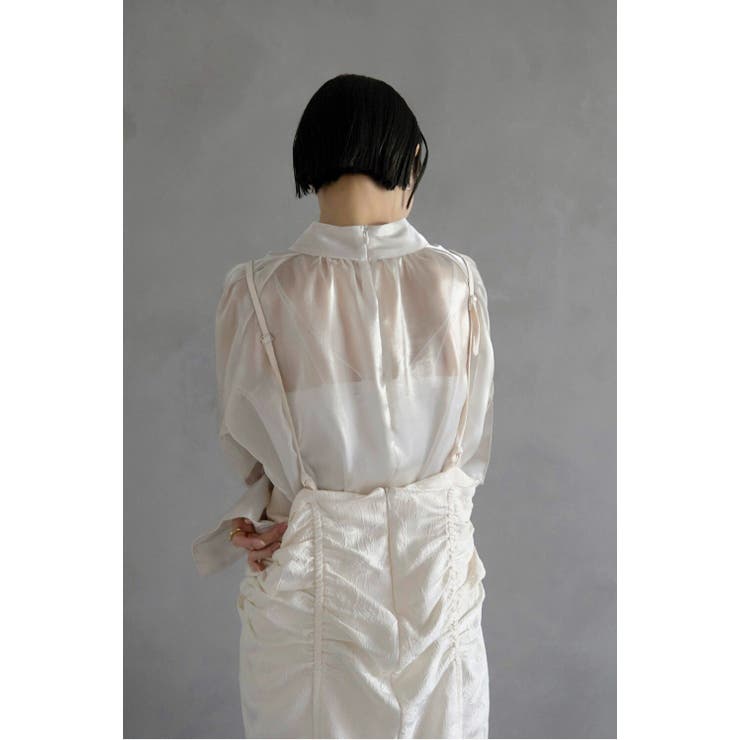 【オケージョン】jacquard shirring suspender | BONJOUR SAGAN | 詳細画像7 