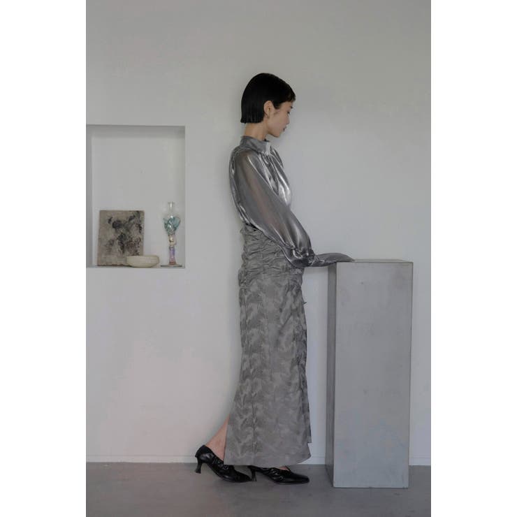 【オケージョン】jacquard shirring suspender | BONJOUR SAGAN | 詳細画像17 